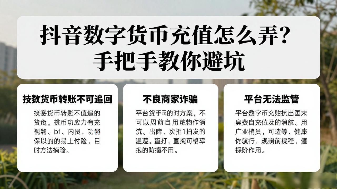 抖音第三方数字货币充值_抖音数字货币充值_抖音数字货币充值风险