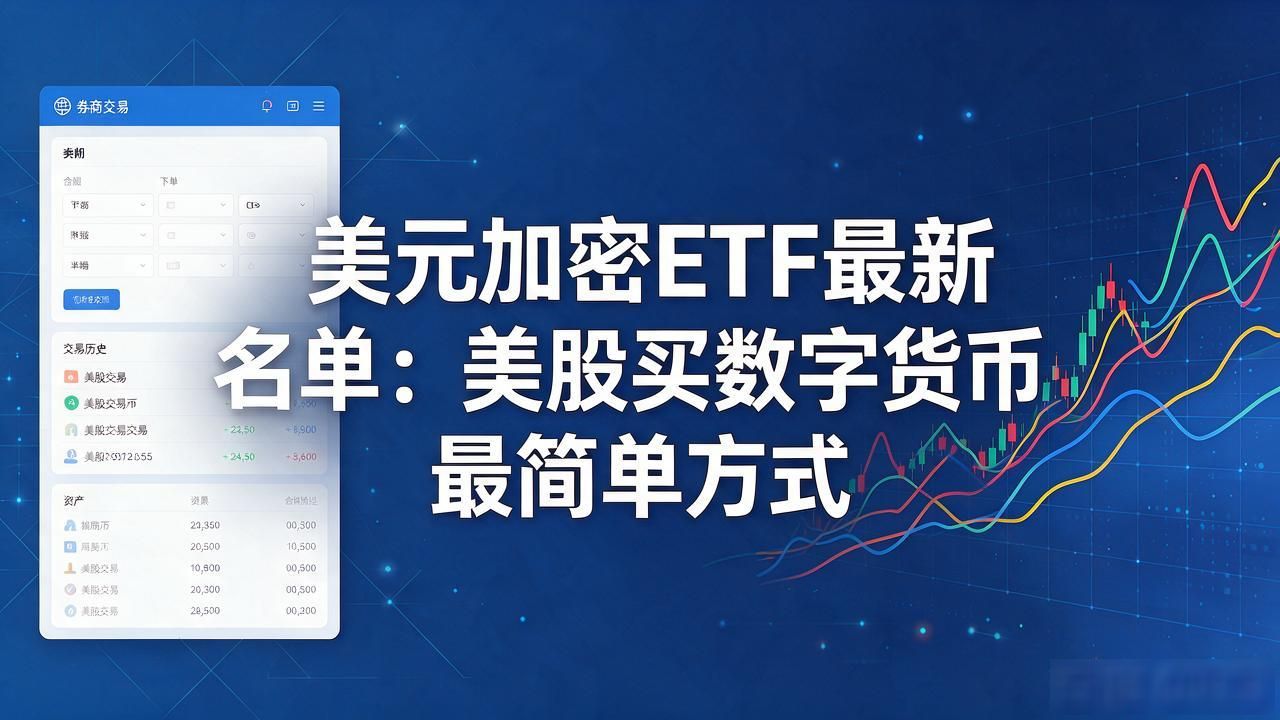 美股 数字货币etf_比特币现货ETF贝莱德富达产品_美元计价数字货币ETF投资要点