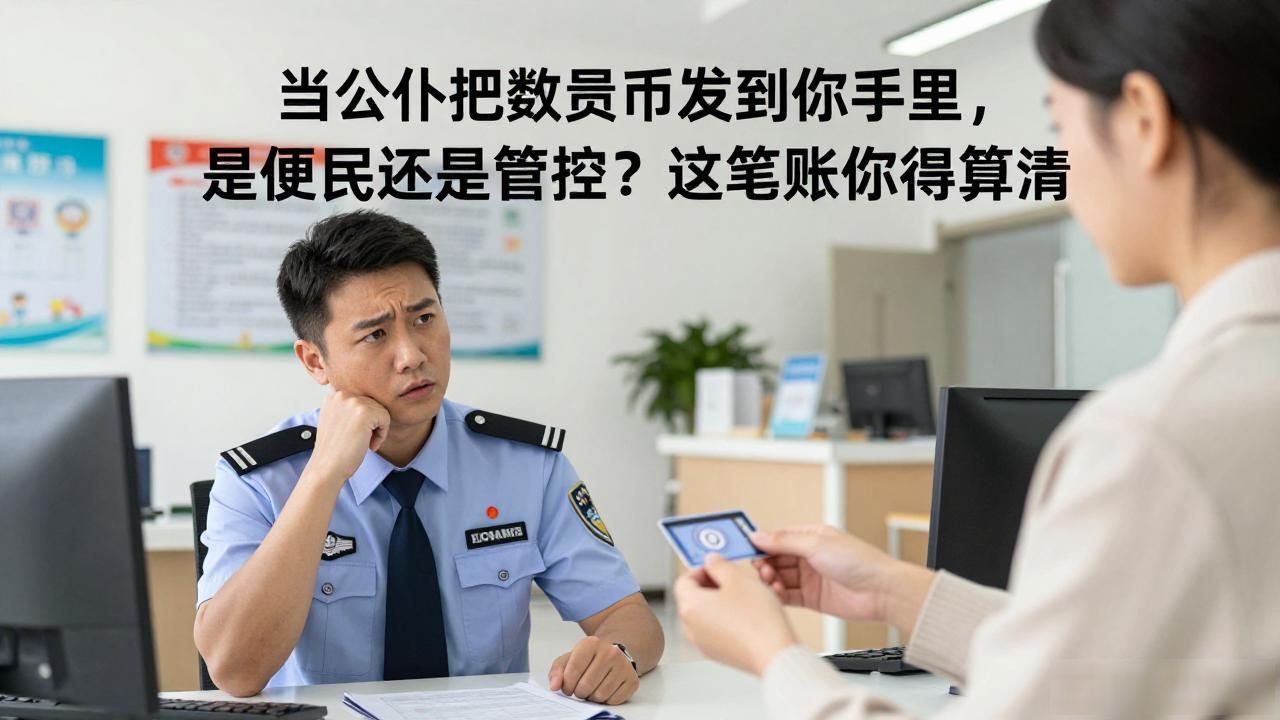 当公仆把数字货币发到你手里，是便民还是管控？这笔账你得算清