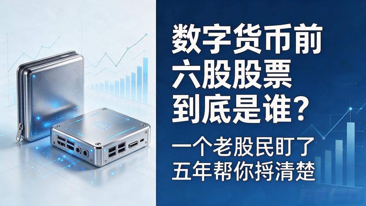 数字货币前六股股票到底是谁？一个老股民盯了五年帮你捋清楚