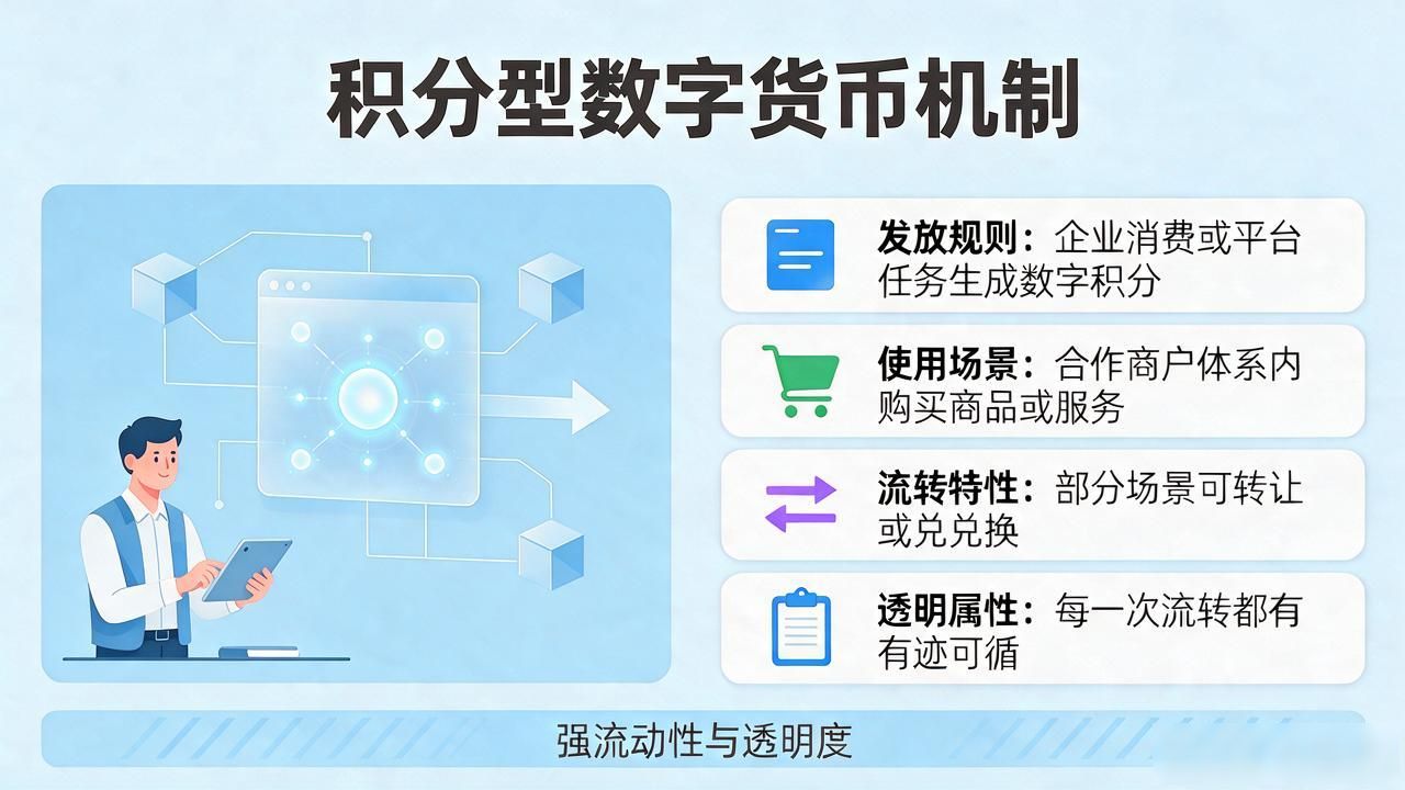 积分型数字货币解决传统积分孤岛问题_积分型数字货币_积分型数字货币的运作机制与应用场景