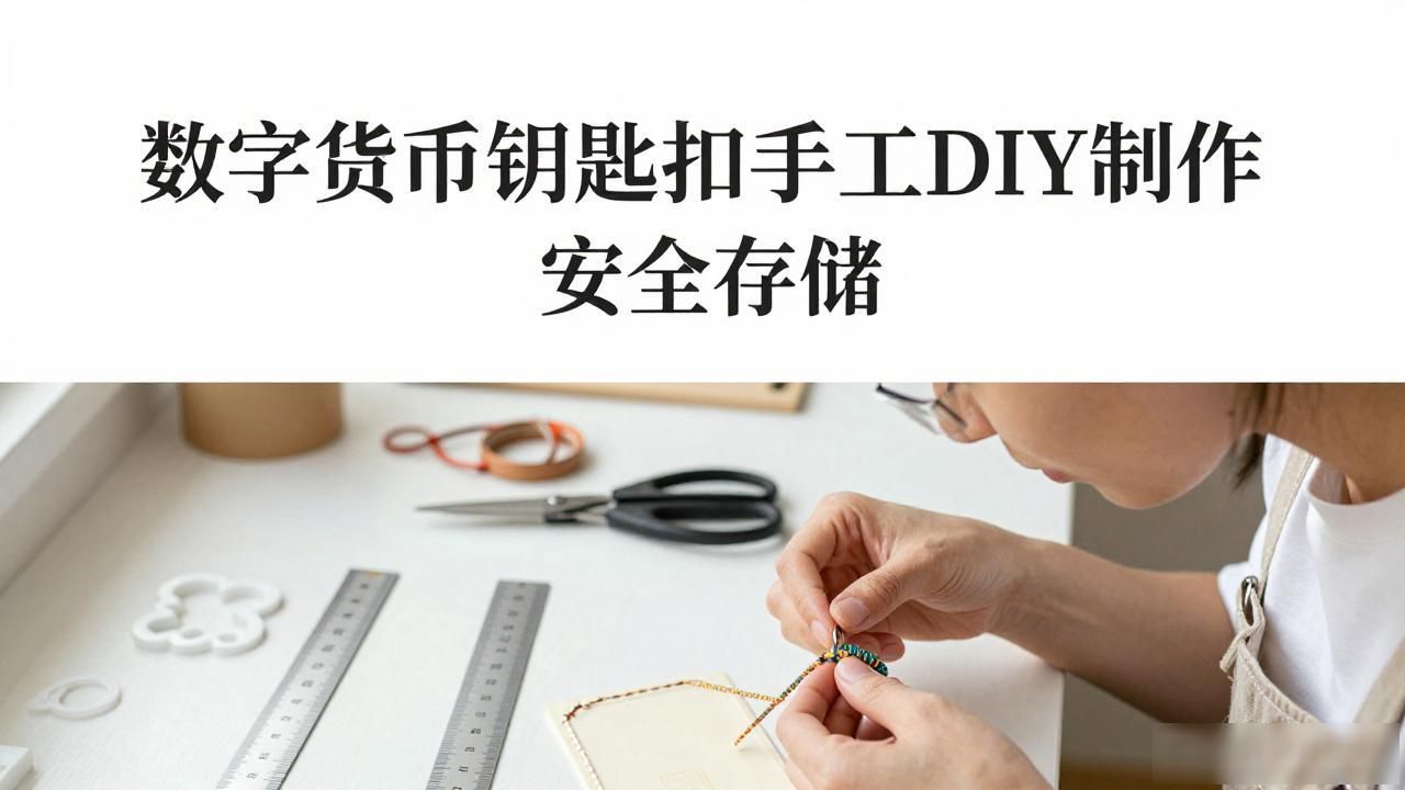 数字货币钥匙扣手工_助记词卡片手工钥匙扣定制_数字货币安全手工编织钥匙扣