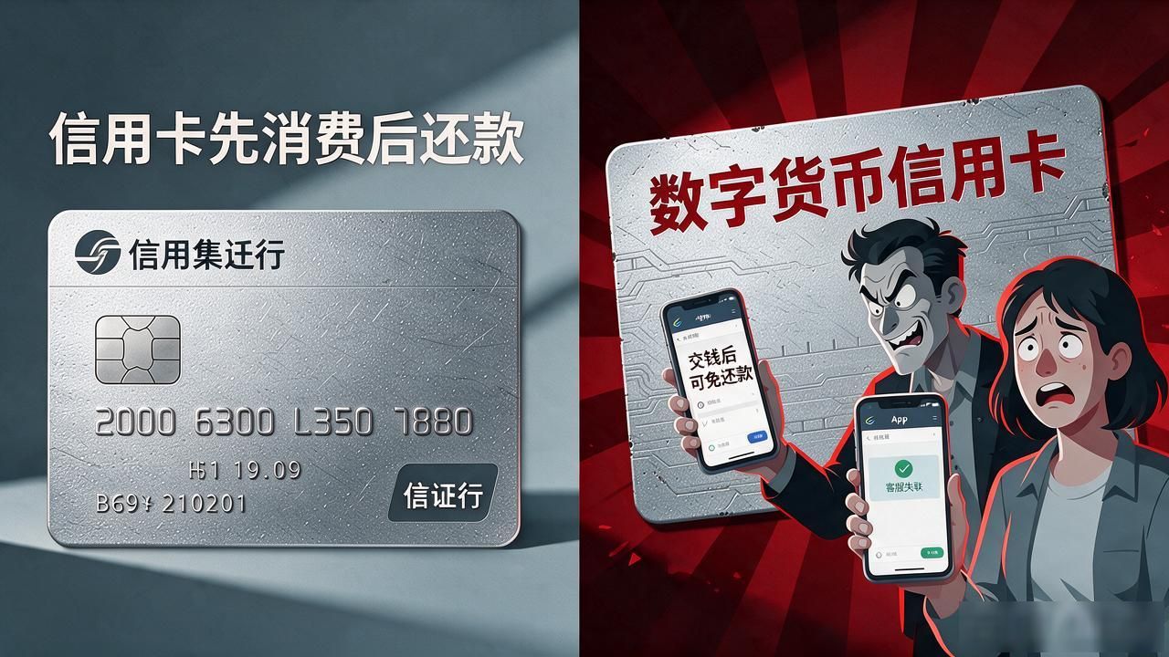 别再信数字货币信用卡不用还了，我朋友真被骗了两万块