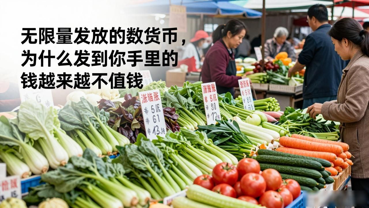 无限量发放的数字货币，为什么发到你手里的钱越来越不值钱