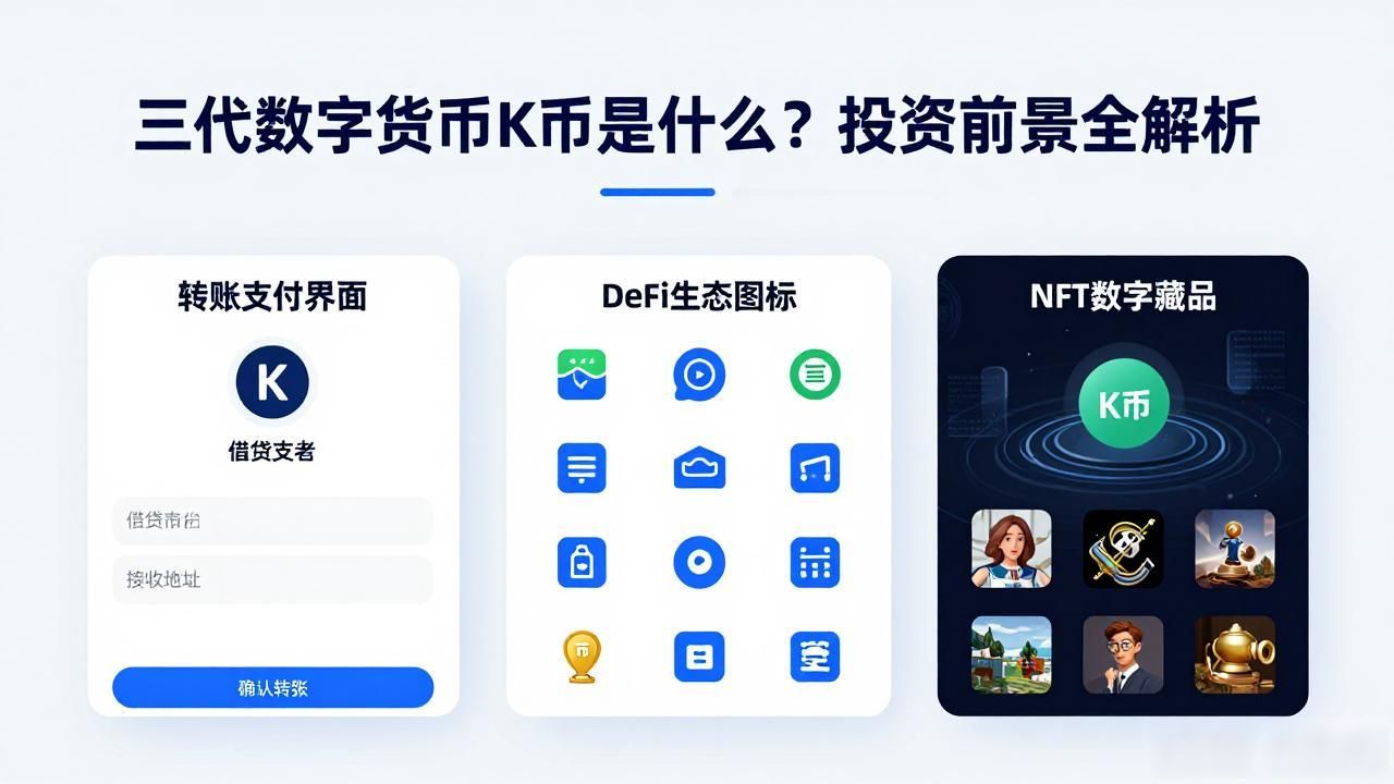 K币的技术升级优势_第三代数字货币K币_三代数字货币k币