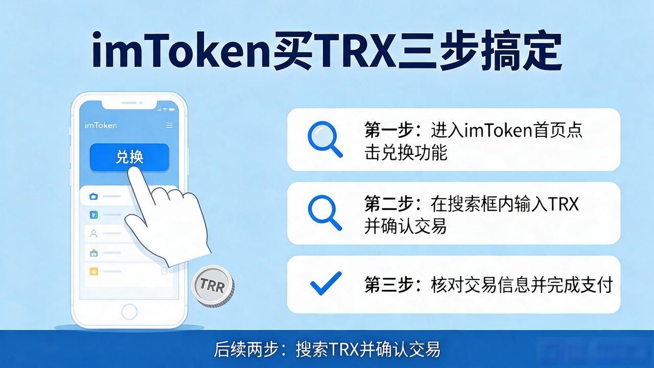 imtoken如何购买trx_imToken买TRX详细操作流程_imToken充值TRX需注意TRC20网络