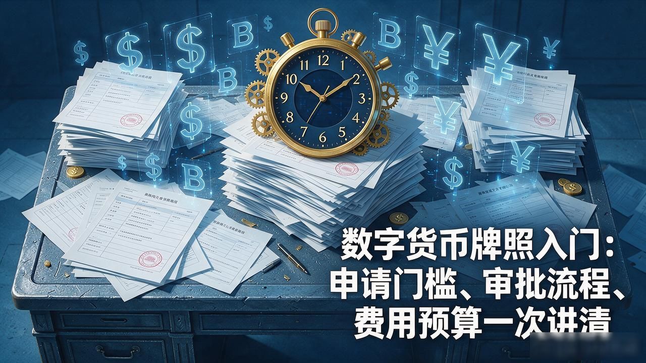 数字货币牌照入门：申请门槛、审批流程、费用预算一次讲清