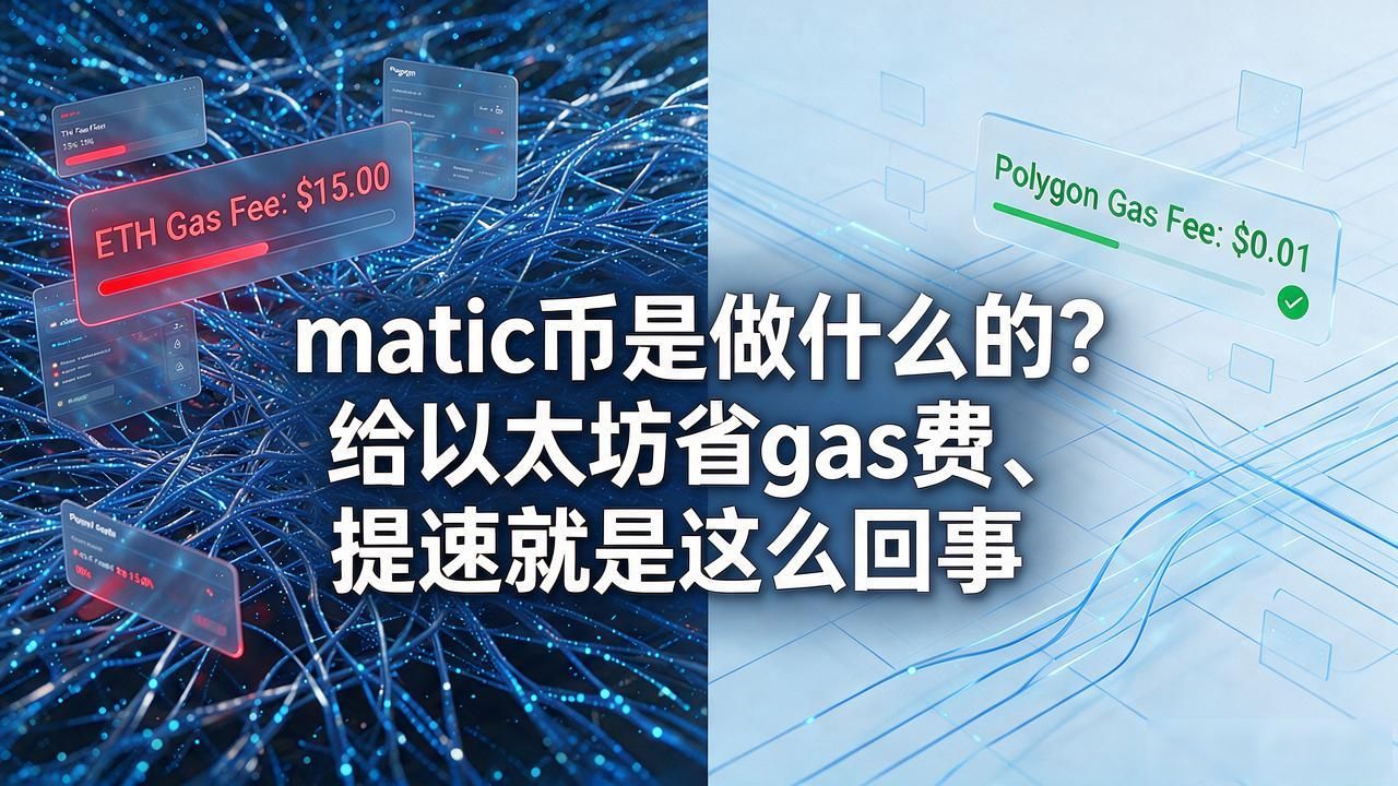 matic币是做什么的？给以太坊省gas费、提速就是这么回事