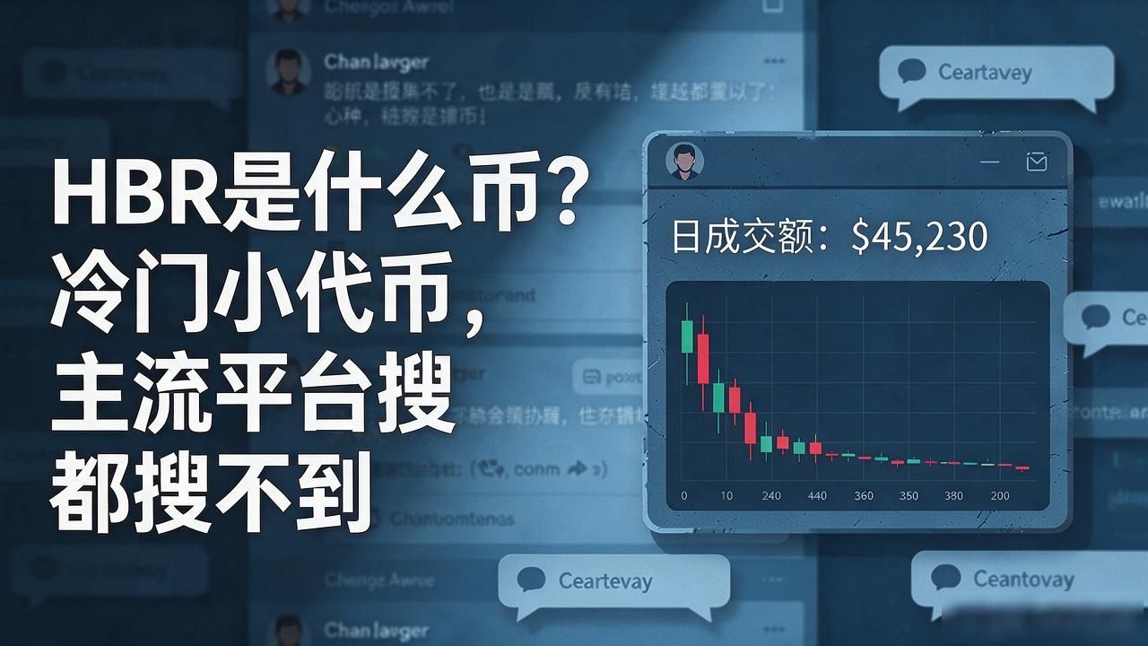 HBR是什么币？冷门小代币，主流平台搜都搜不到