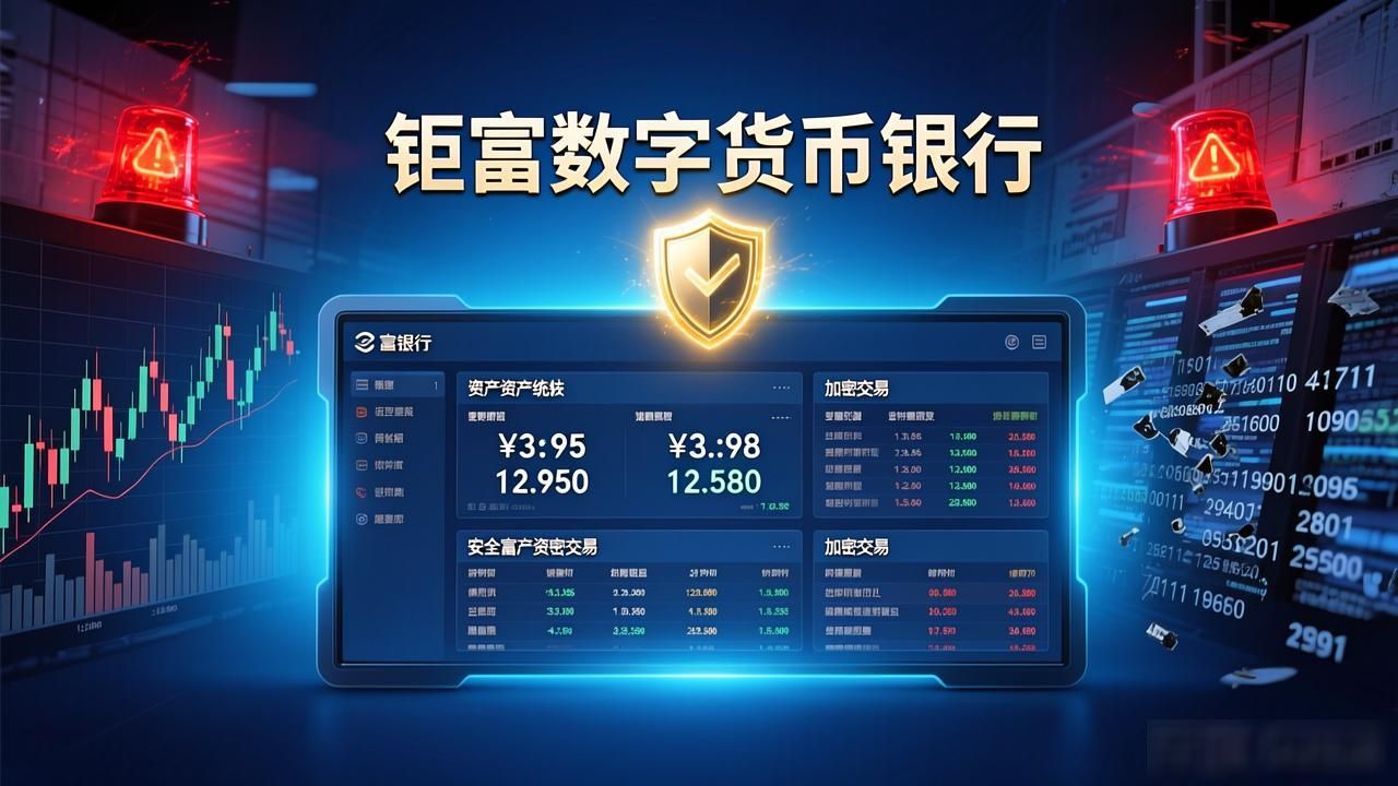 钜富数字货币银行上线_钜富数字货币银行 银行级安全标准 数字货币投资风险