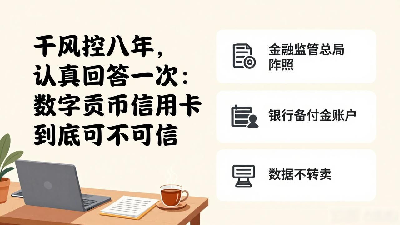 干风控八年，认真回答一次：数字货币信用卡到底可不可信