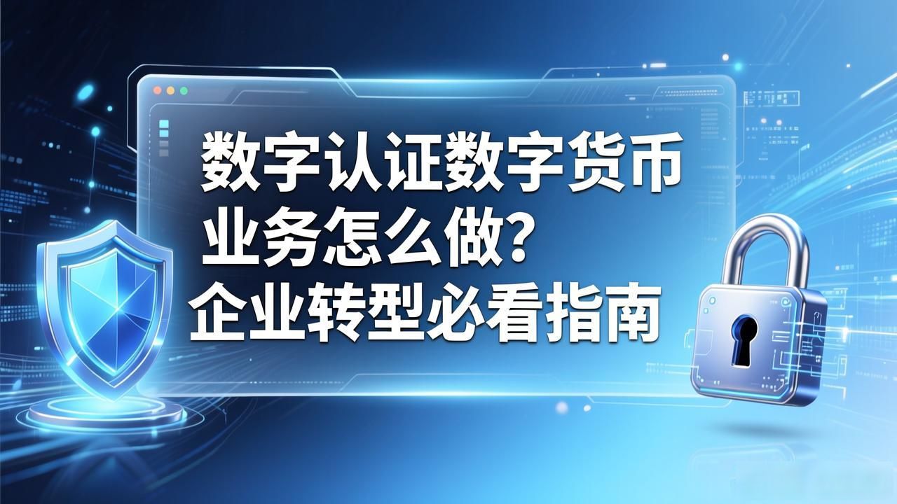 数字货币认证体系_数字认证数字货币业务_数字货币交易安全