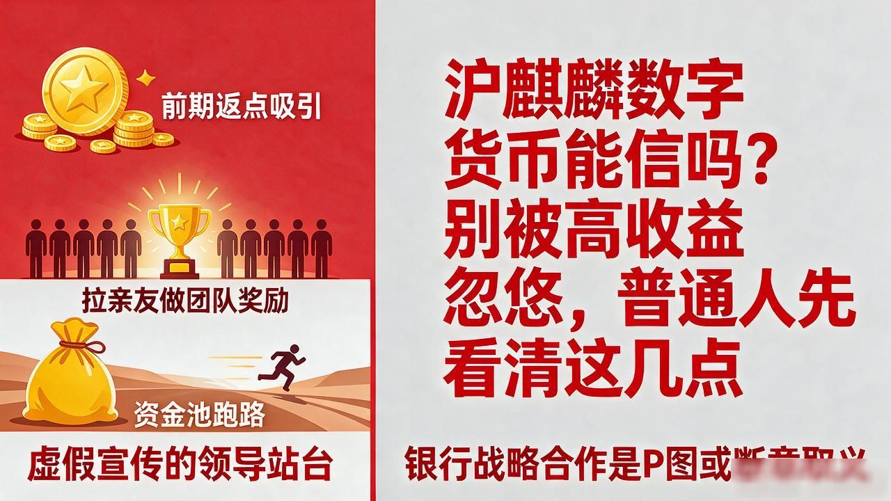 沪麒麟数字货币能信吗？别被高收益忽悠，普通人先看清这几点