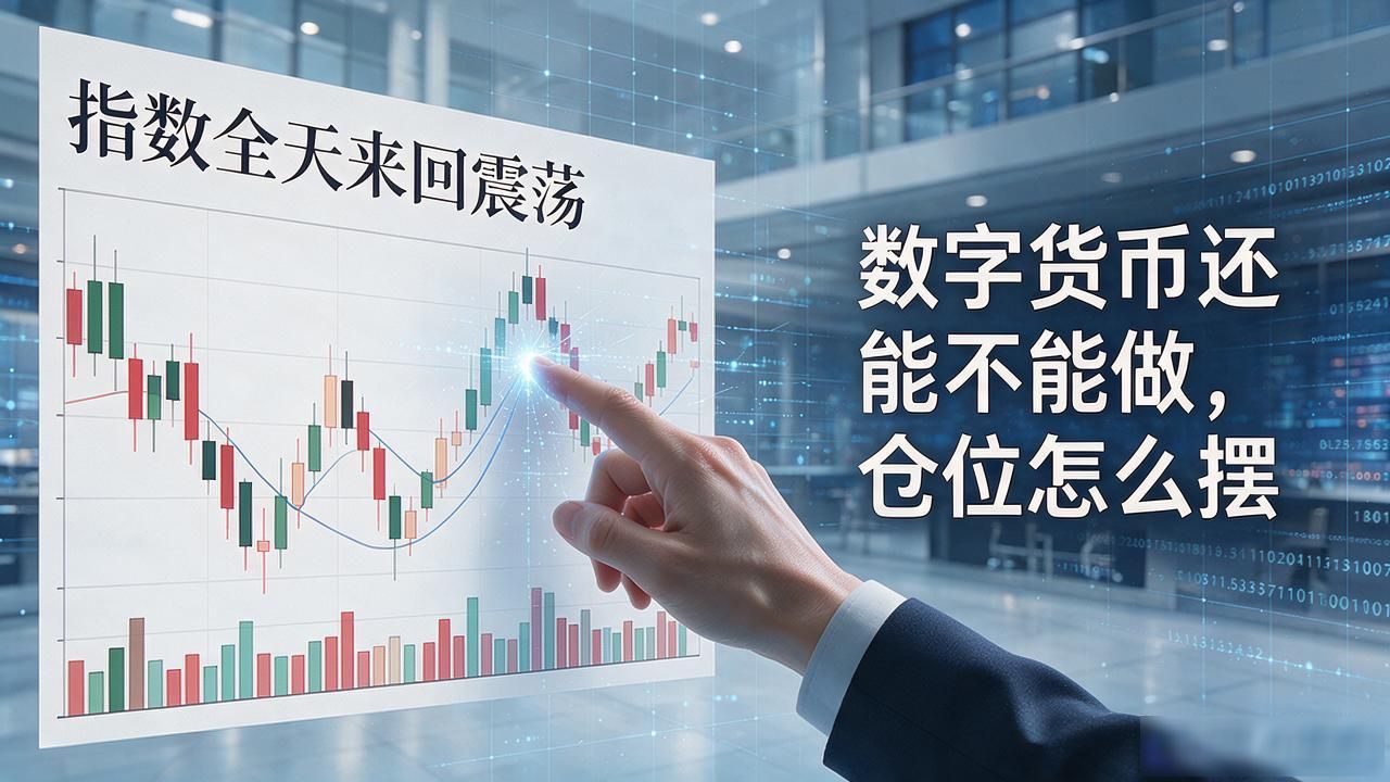 指数全天来回震荡，数字货币还能不能做，仓位怎么摆