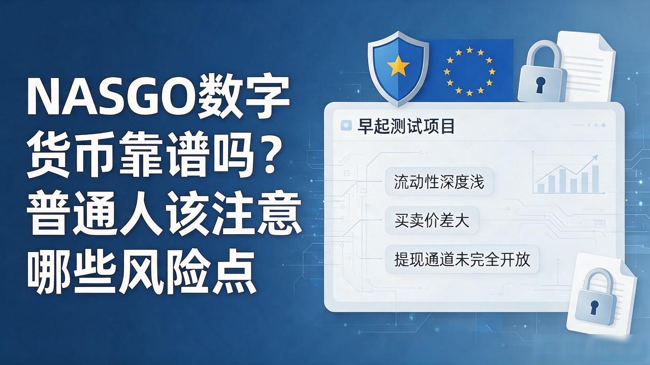NASGO数字货币靠谱吗？普通人该注意哪些风险点