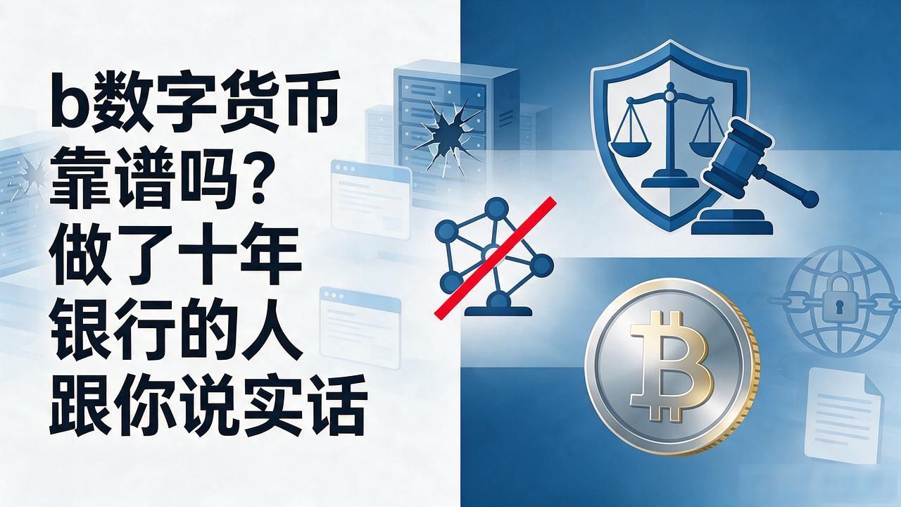 b数字货币靠谱吗？做了十年银行的人跟你说实话