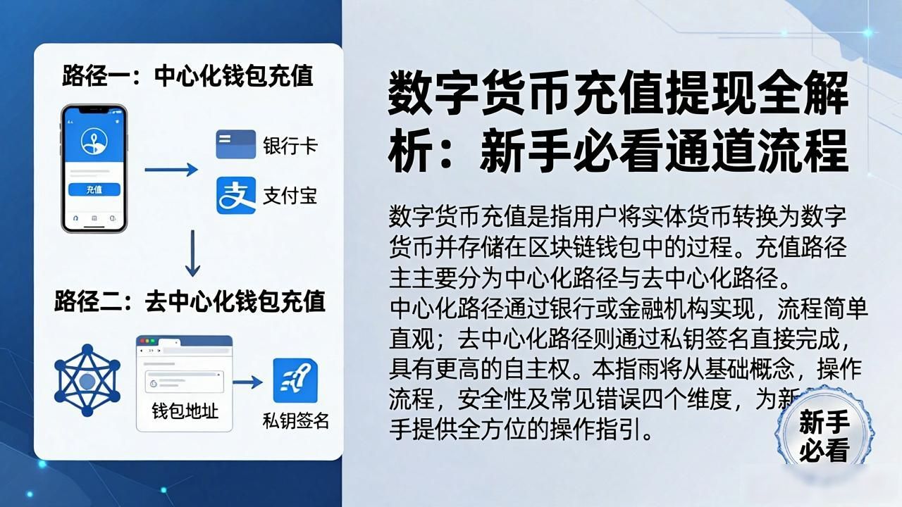 新手如何将传统银行资金转入数字钱包_数字货币充值提现安全操作指南_数字货币通道流程