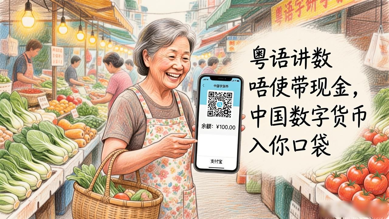 广东街坊双离线支付体验_数字人民币粤语推广_粤语版中国数字货币