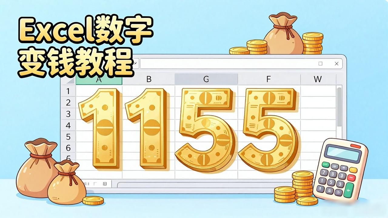 财务报表数据可视化_设置货币格式Excel_将数字设置为货币格式