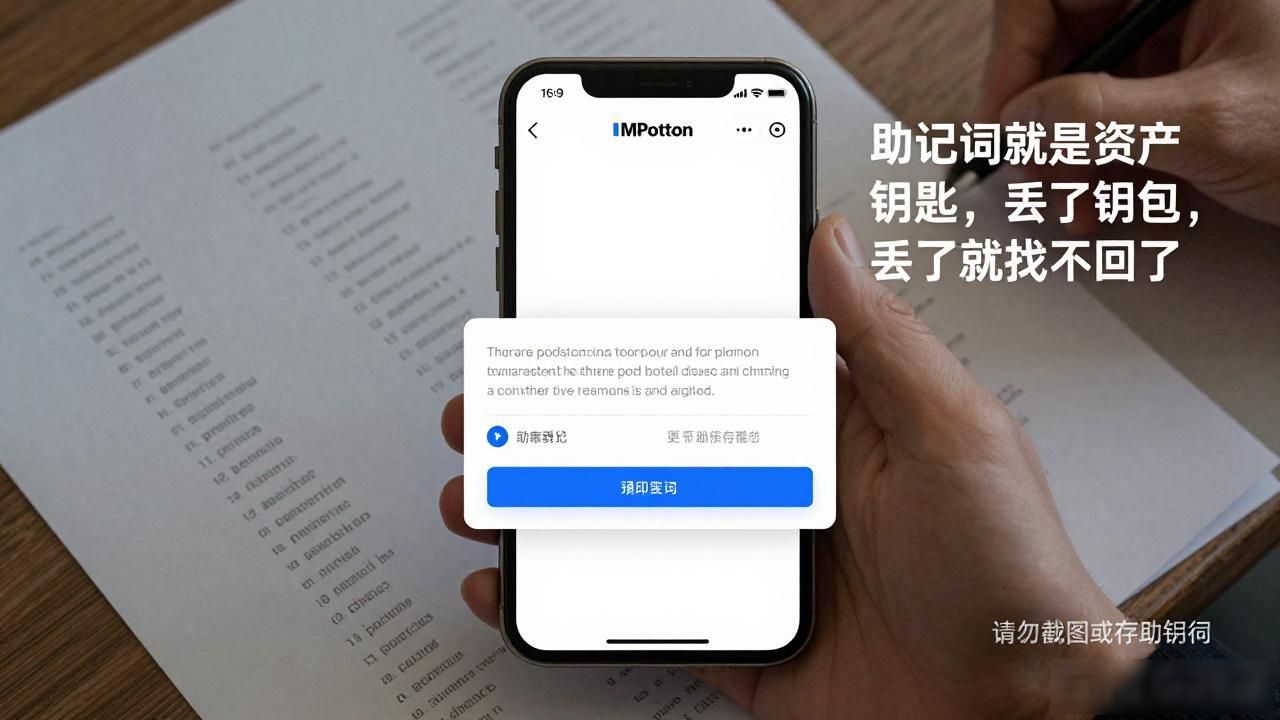 然后再下载imtoken钱包_IMToken官方下载_IMToken助记词安全保管