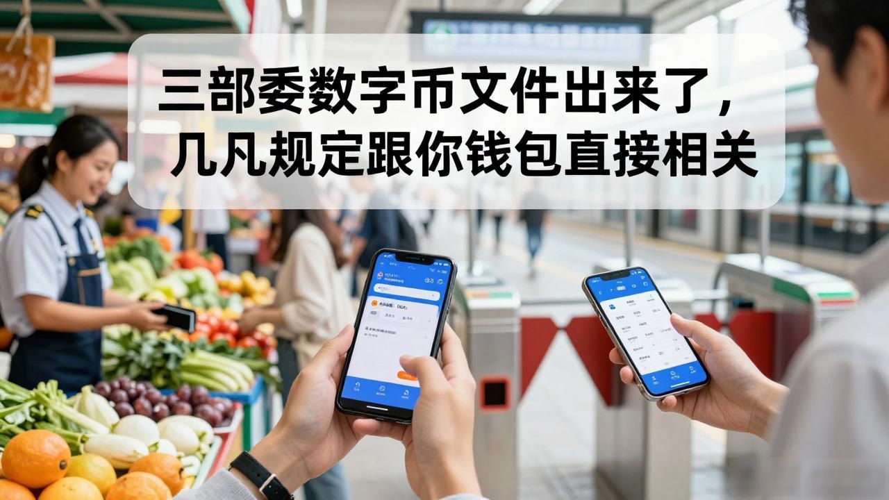 数字人民币流通规范_小额免密支付调整_三部委数字货币文件