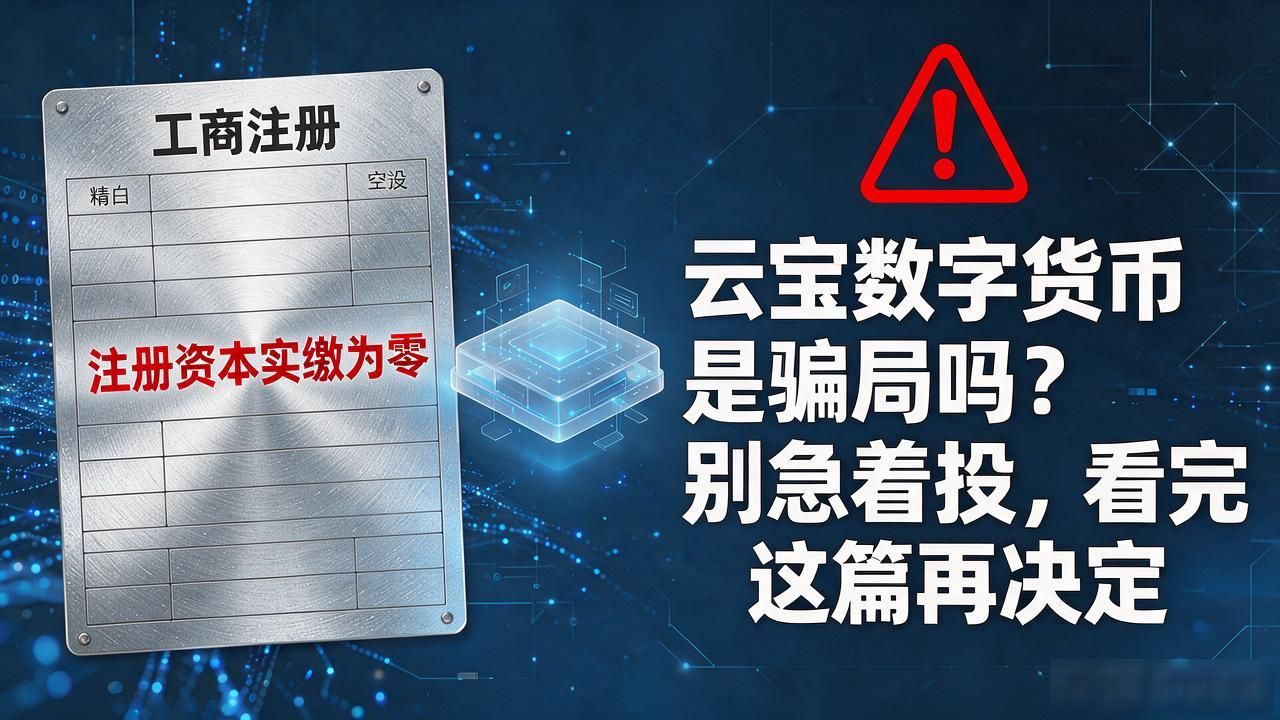 云宝数字货币是骗局吗？别急着投，看完这篇再决定