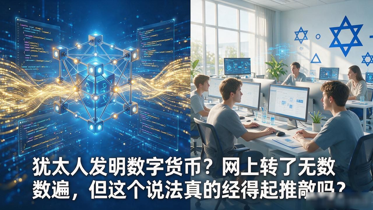 犹太人发明数字货币？网上转了无数遍，但这个说法真的经得起推敲吗