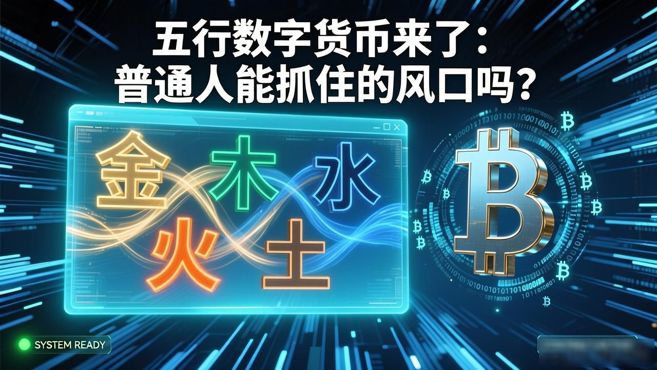 五行数字货币来了：普通人能抓住的风口吗？