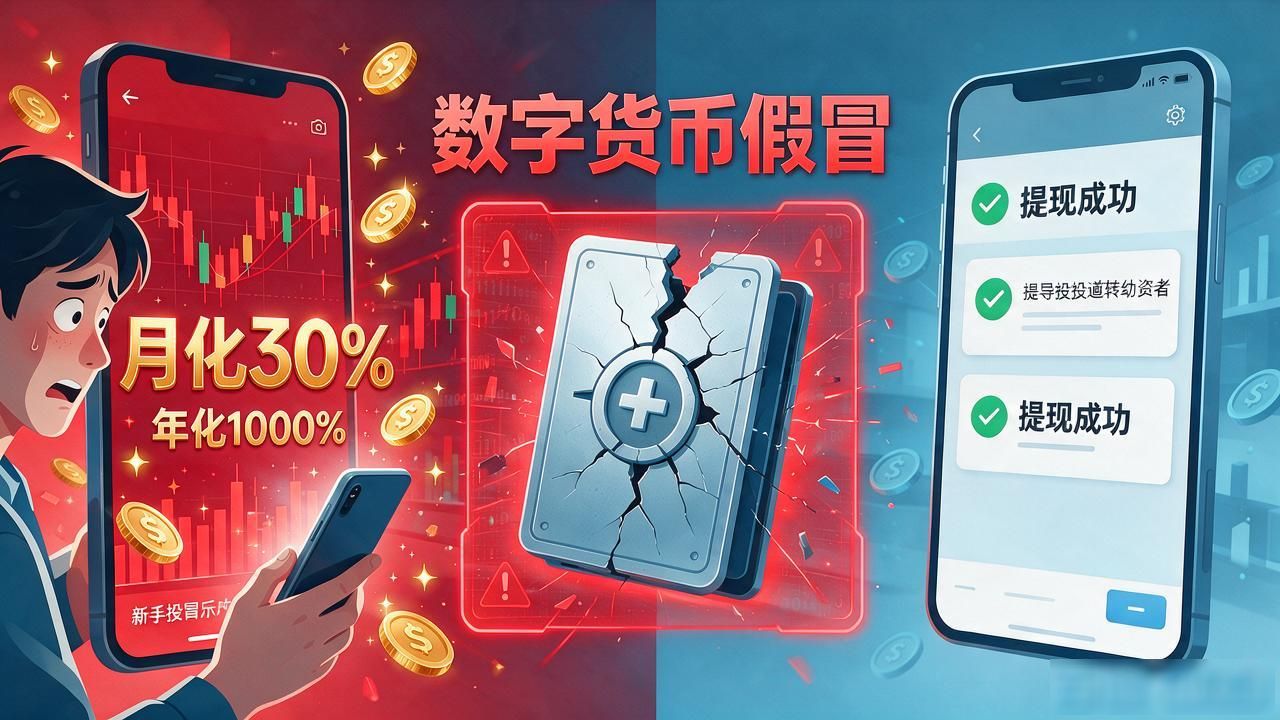数字货币假冒套路大盘点：新手最容易踩坑的几种假币平台特征