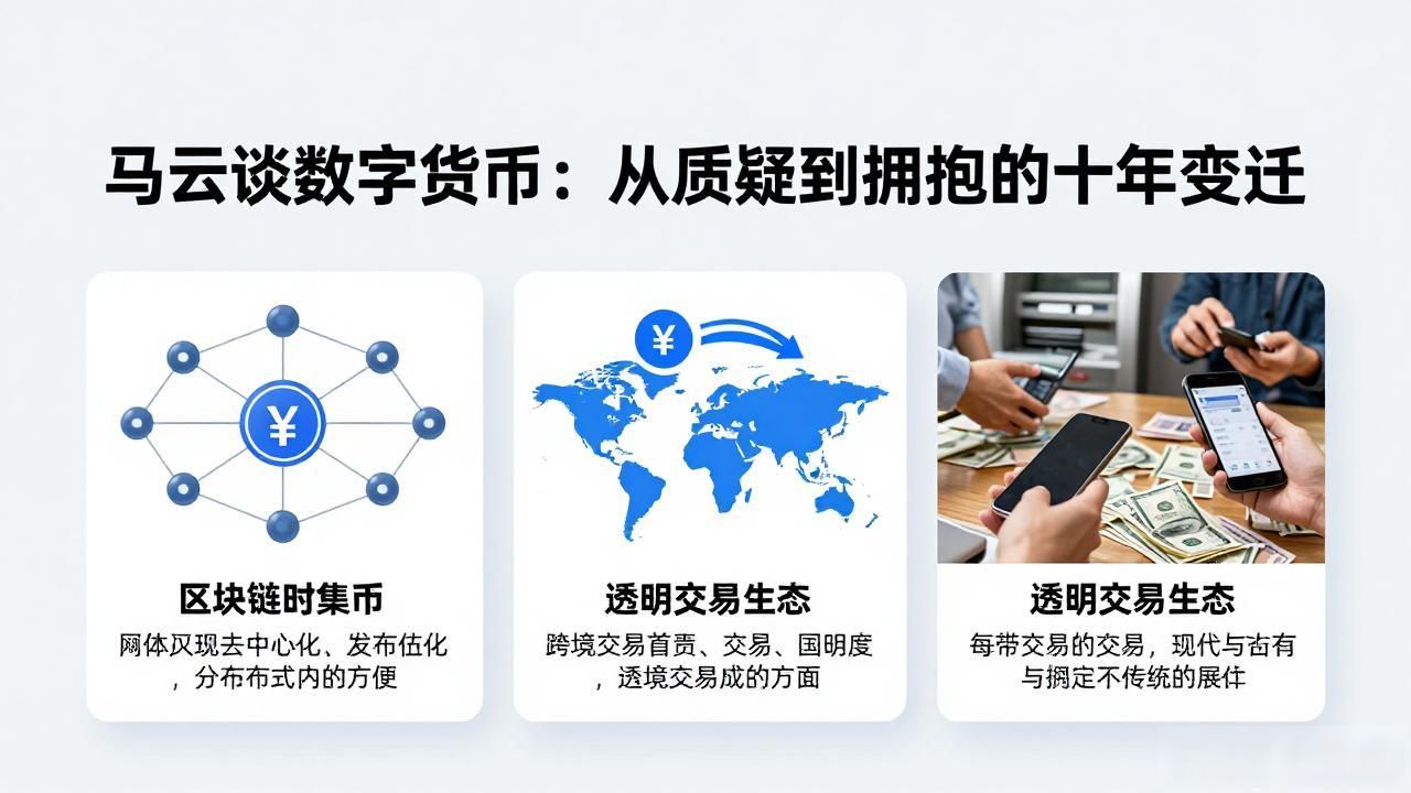 蚂蚁集团数字人民币试点_马云对比特币的点评_马云谈数字化货币