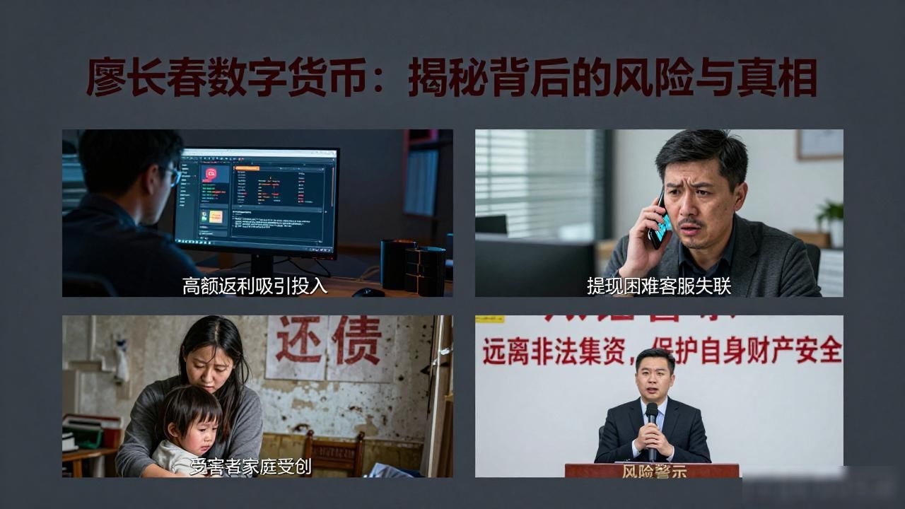 廖长春数字货币骗局_数字货币平台欺诈案例_廖长春数字货币