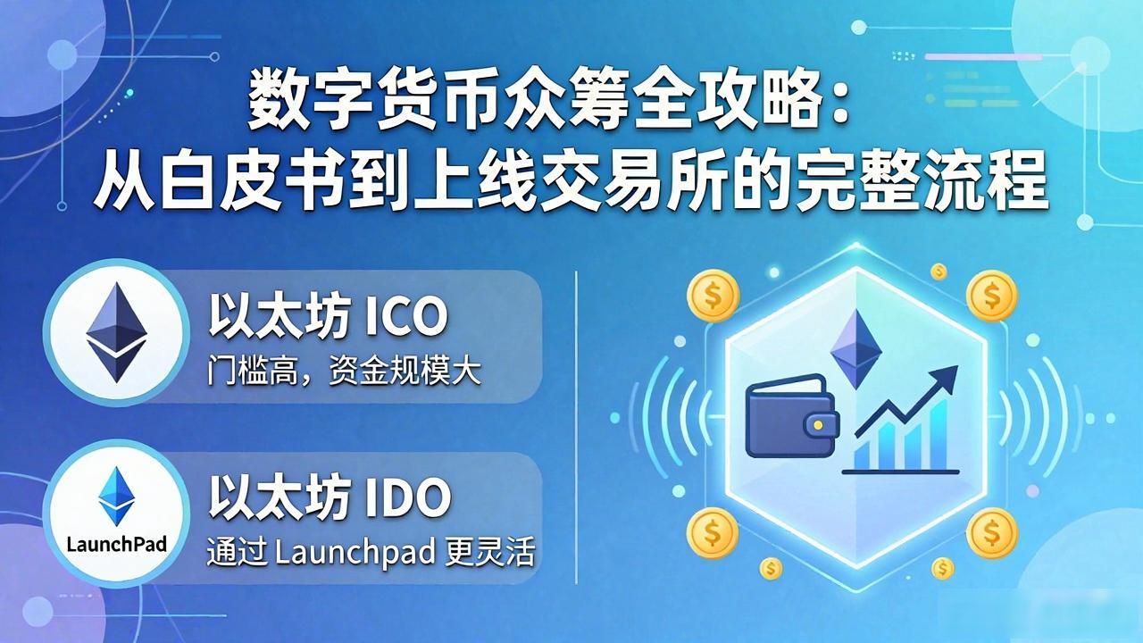 数字货币众筹全攻略：从白皮书到上线交易所的完整流程