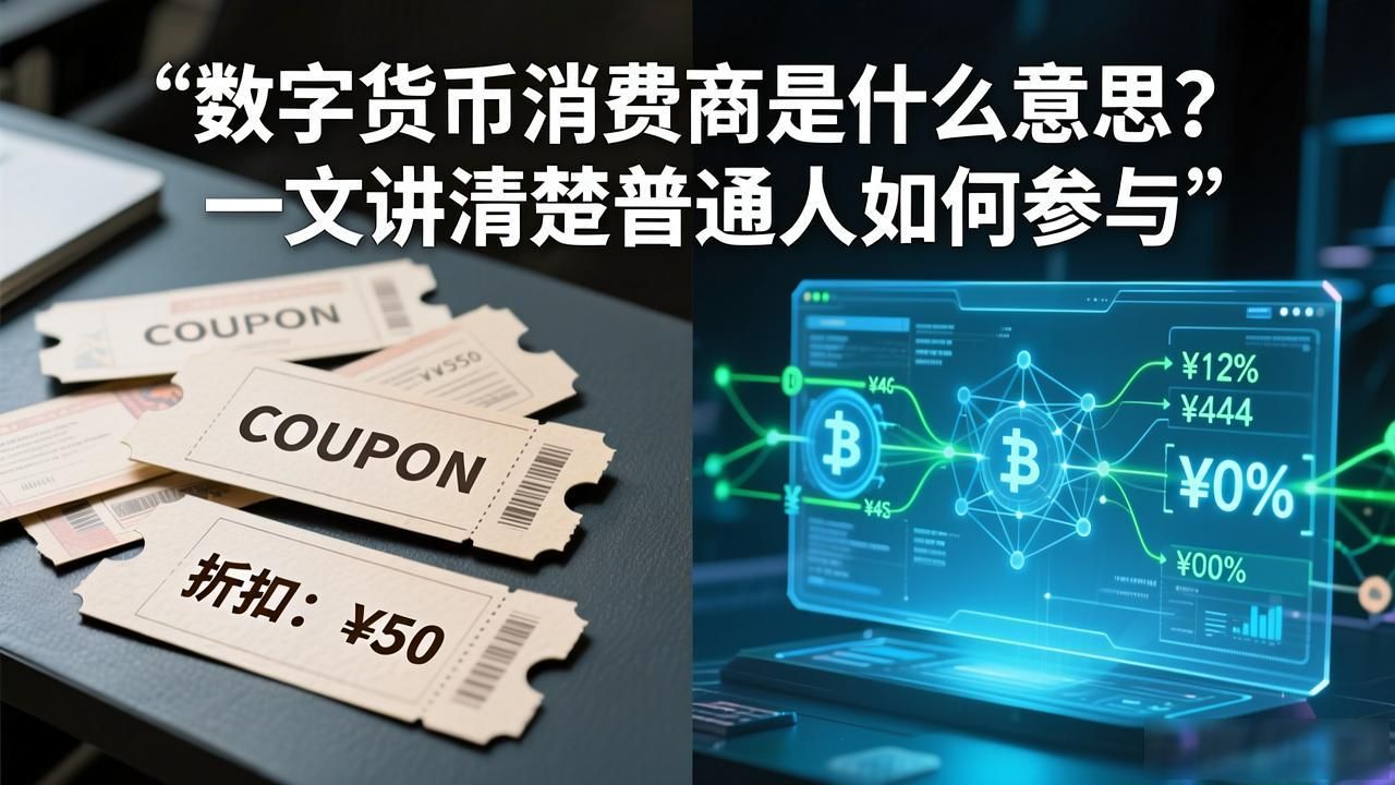 数字货币消费商是什么意思？一文讲清楚普通人如何参与