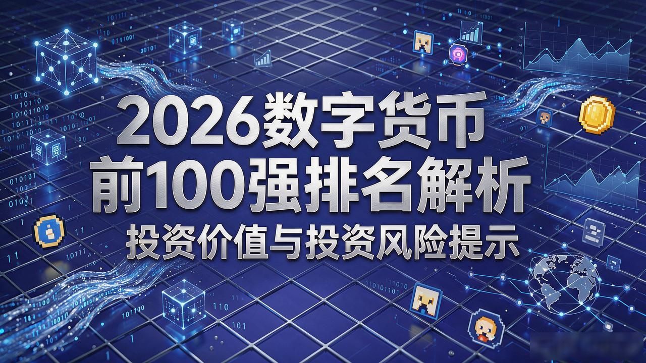2026数字货币前100强排名解析 投资价值与投资风险提示