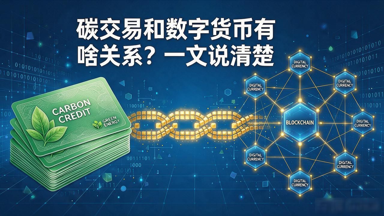 碳交易和数字货币有啥关系？一文说清楚