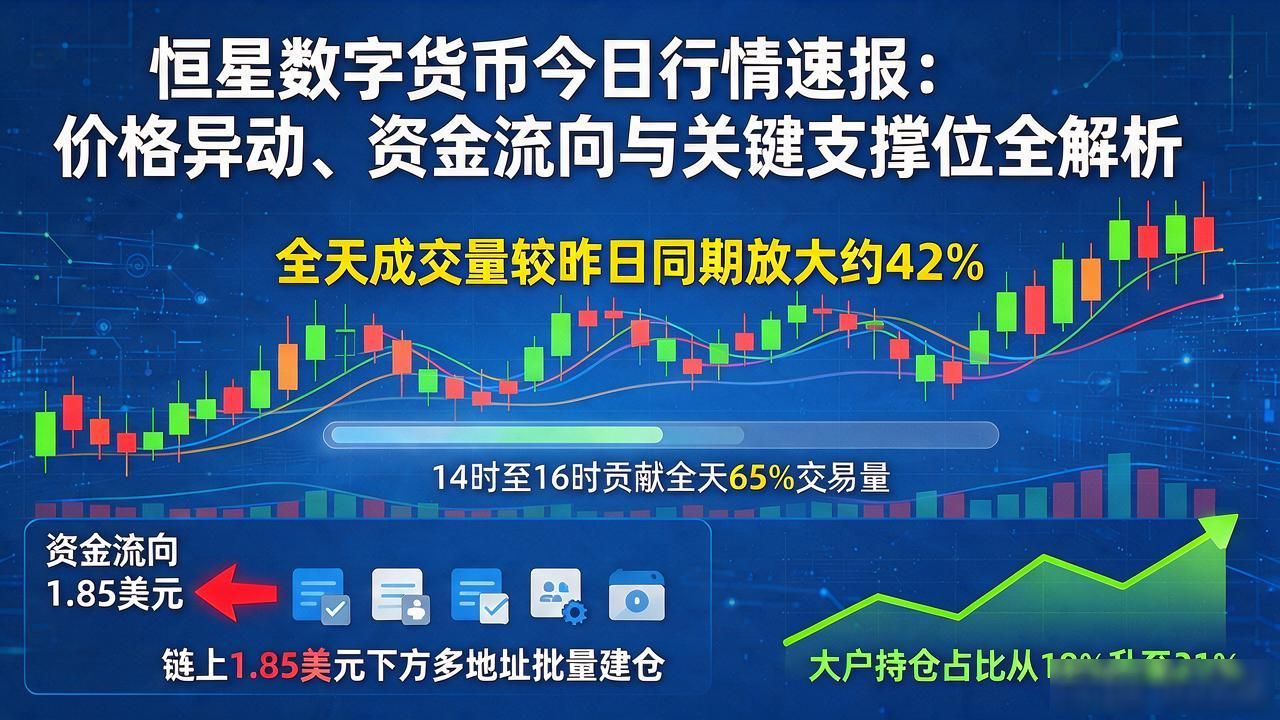 恒星数字货币今日行情速报：价格异动、资金流向与关键支撑位全解析