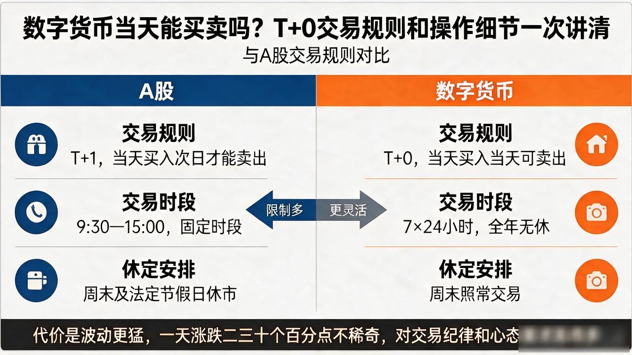 数字货币当天能买卖吗？T+0交易规则和操作细节一次讲清