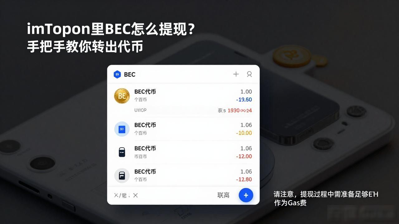 imToken里BEC怎么提现？手把手教你转出代币