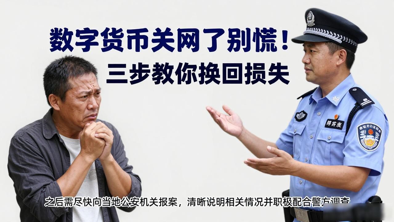 数字货币关网了别慌！三步教你挽回损失