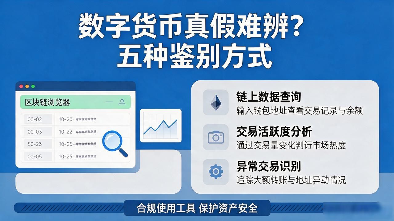 数字货币真假难辨？五种鉴别方式教你避坑