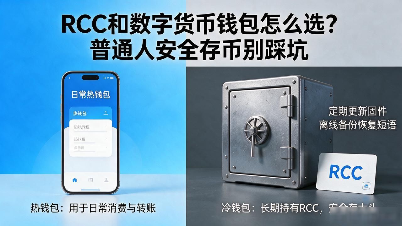 RCC和数字货币钱包怎么选？普通人安全存币别踩坑