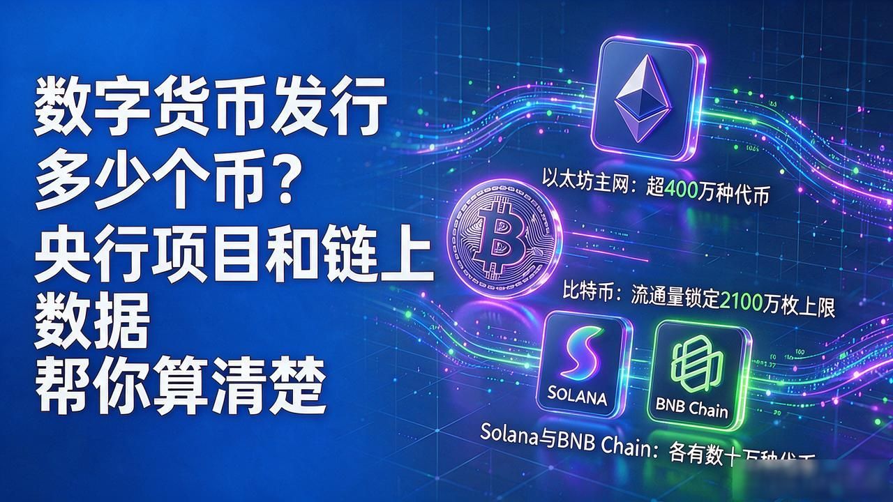 央行数字货币发行数量与法币数字化项目_数字货币发行多少个币_区块链代币总量与以太坊主网发行量