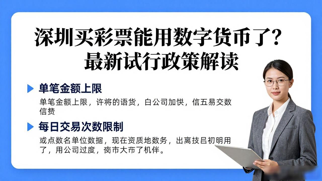 深圳试行彩票数字货币_数字人民币拓展彩票应用场景_深圳彩票试点数字货币支付