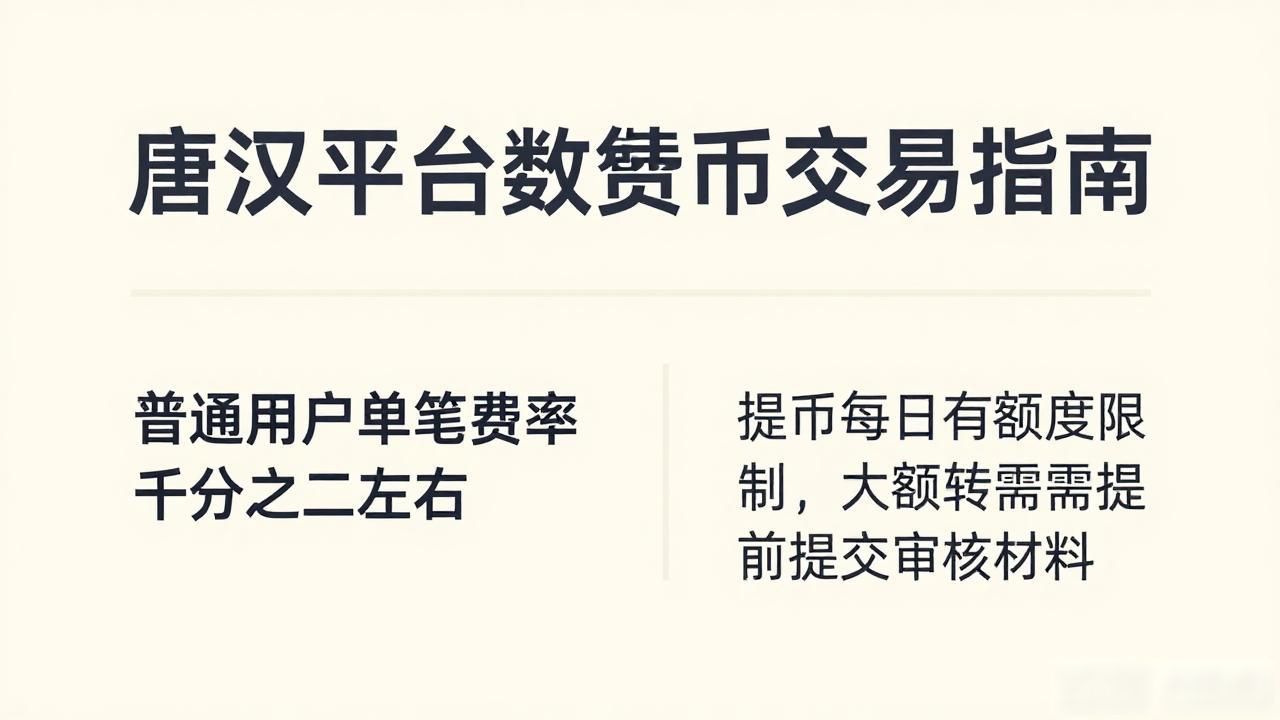 唐汉有没有数字货币卖_唐汉平台数字货币手续费_唐汉平台数字货币交易