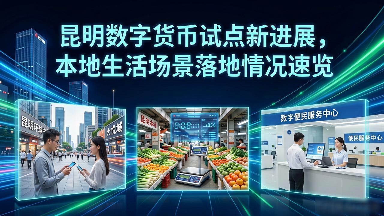 昆明数字货币最新消息_昆明数字人民币推广进度_昆明数字人民币应用场景